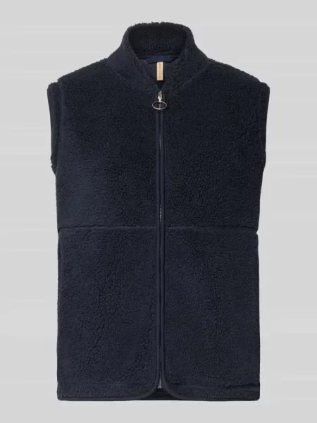 Kamizelka o kroju regular fit ze stójką model SC-ONYX 3' Soyaconcept granatowa
