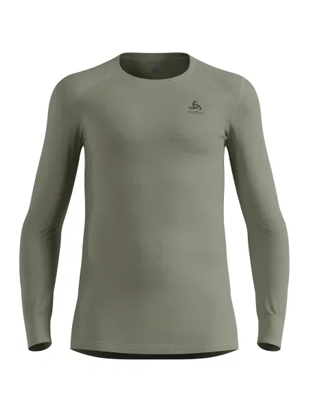 Bielizna termoaktywna z długim rękawem Odlo BL TOP crew neck l/s ACTIVE WARM szara