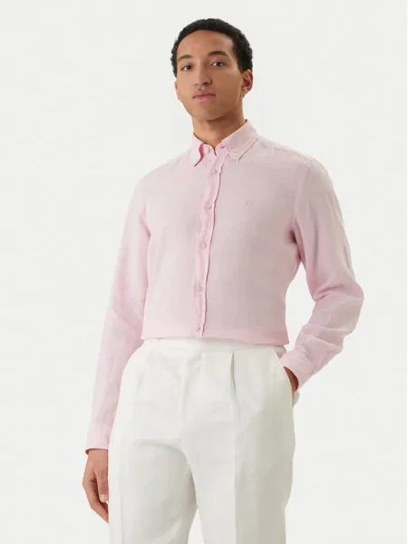 BOSS Cămașă H-Liam roz