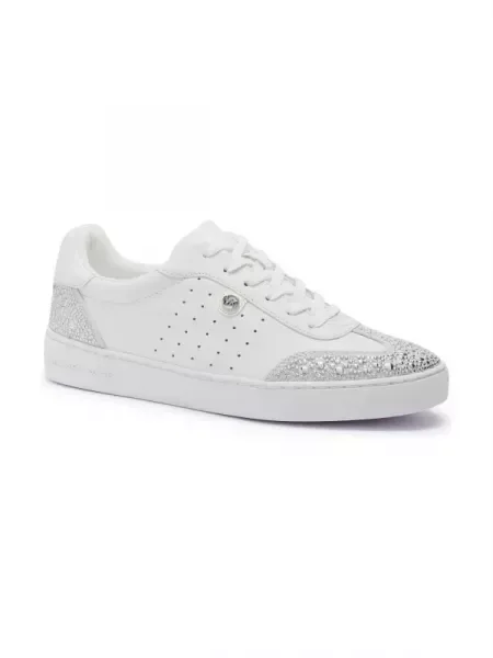 Michael Kors De piele sneakers SCOTTY alb