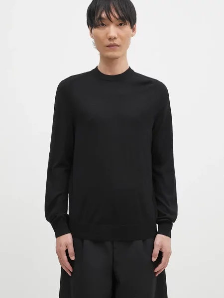 Вълнен пуловер Paul Smith черно