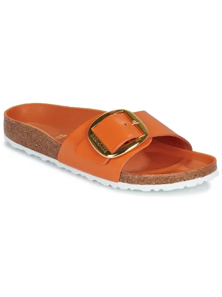 Natikači Birkenstock z zaponko oranžna