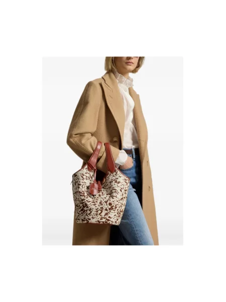 Shopperka Ralph Lauren skórzana