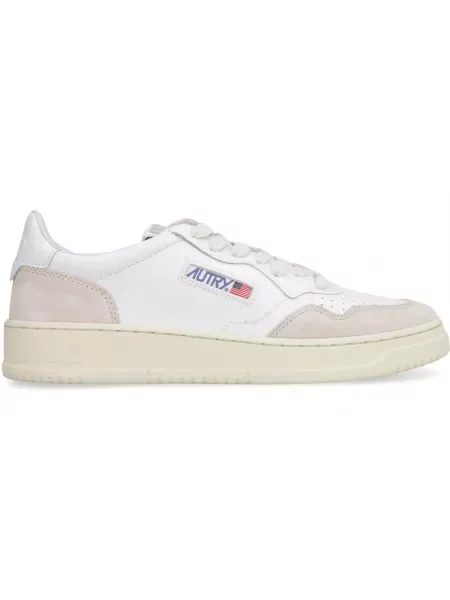 Sneakers Autry Medalist Low Wom White Leather/ Beige Suede EUR 36 białe
