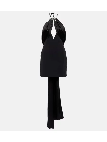 Rochie David Koma cu gât halter negru