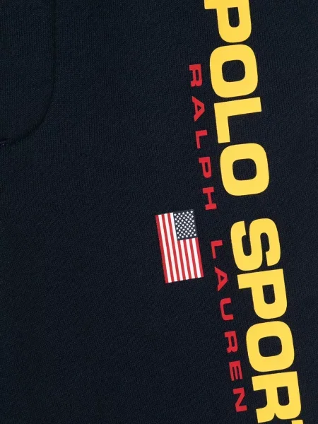 Spodnie dziecięce Polo Ralph Lauren niebieskie