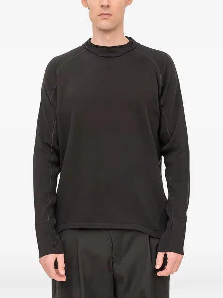 Tricou Devoa lung negru