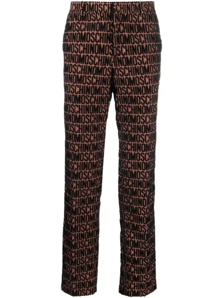 Pantaloni Moschino cu autograf