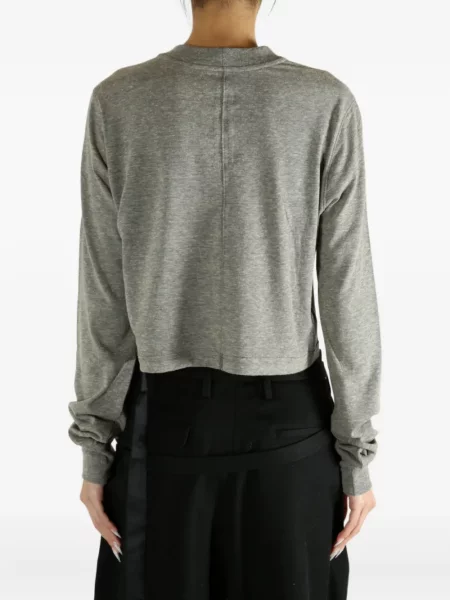 Tricou Rick Owens Drkshdw cu decolteu rotund gri