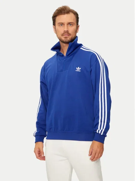 Mikina adidas Originals modrá