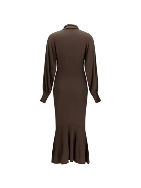 Rochie Jacquemus tricotate maro