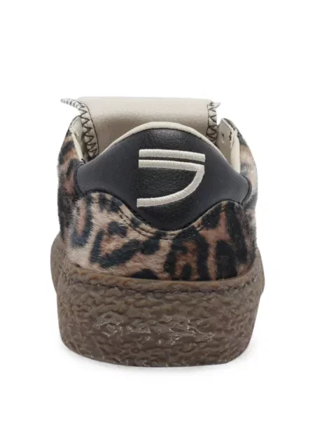 Sneakerși Puraai cu imagine maro