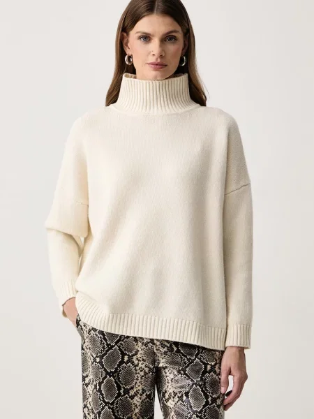 Gyapjú szvetter Weekend Max Mara bézs