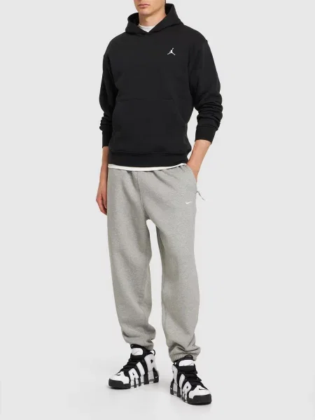 Fleece παντελόνι Nike γκρι