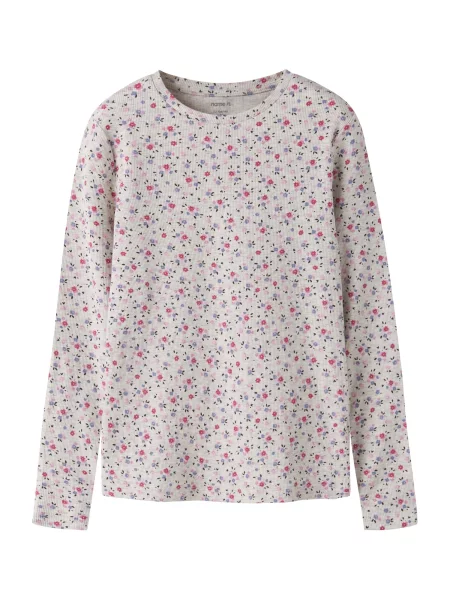 NAME IT Tricou amestecat / mov lavandă / roz / magenta gri