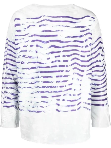 Dlouhá košile Doublet s potiskem modrá