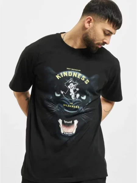 Тениска Mister Tee черно