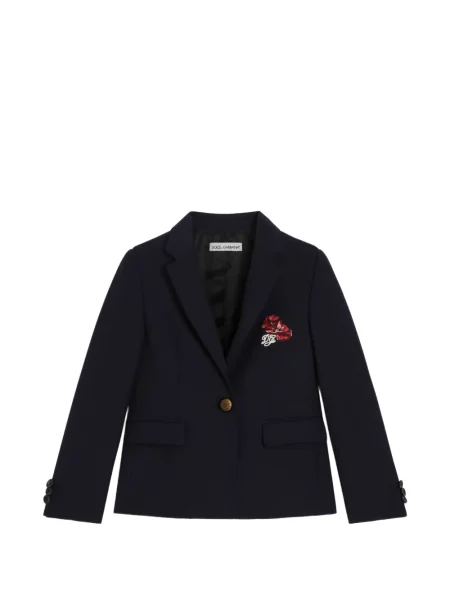 Dětska bunda Dolce & Gabbana modrá