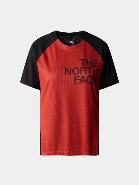 The North Face W Trailjammer S/S Tee Футболка Поліестер/еластан червоний