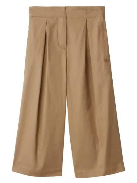 Spodnie dziecięce Burberry brązowe