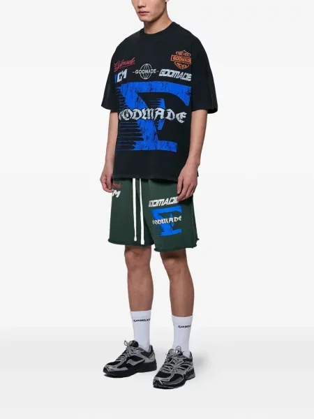 Tricou Godmade cu imagine negru