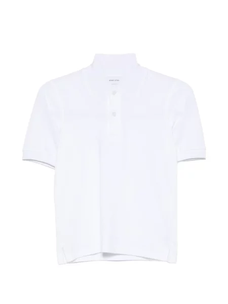 Scurt tricou polo Marie Adam-leenaerdt alb
