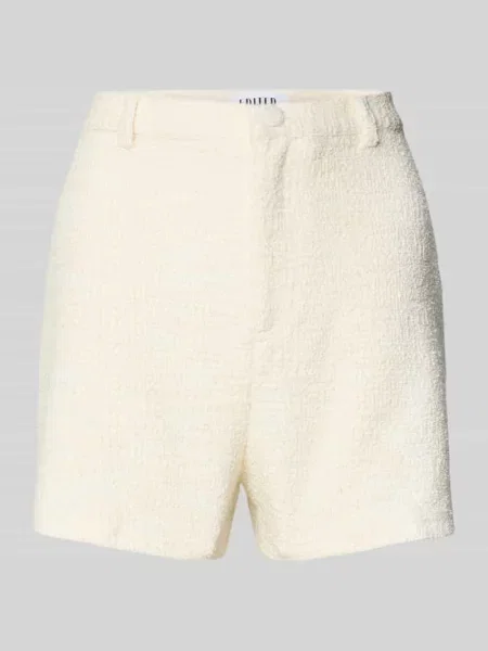 Bermudy z wpuszczaną kieszenią z boku model ‘Barbara’ Edited białe