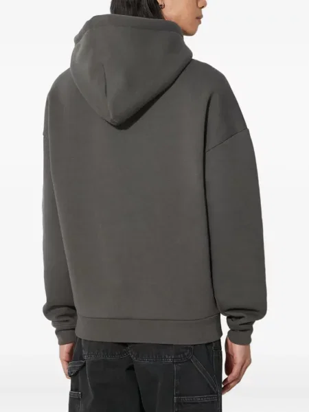 Hanorac cu glugă Alpha Industries gri