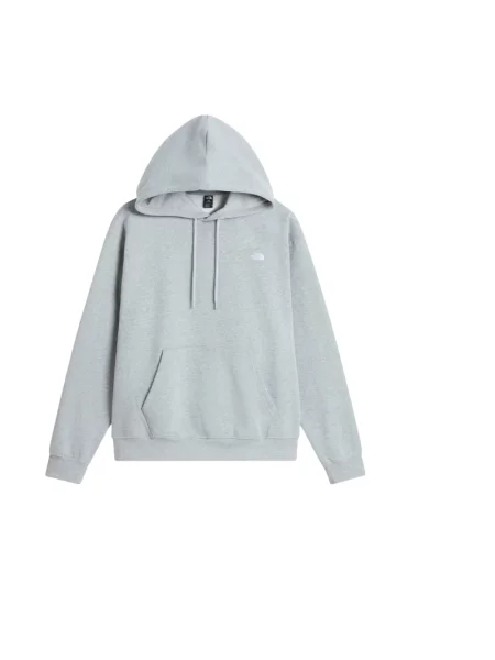 Bluza z kapturem The North Face z kapturem szara