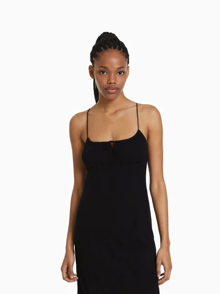 Bershka Rochie negru