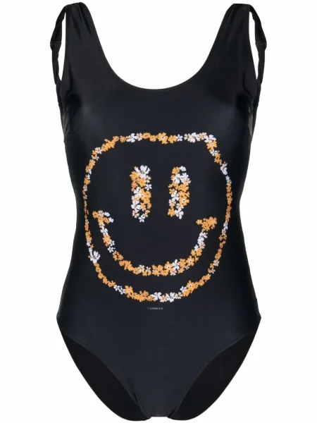 Costum de baie întregi Ganni cu imagine