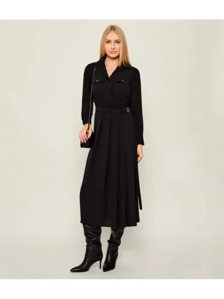 Liu Jo Rochie tip cămașă negru