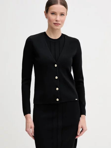 Gaudi cardigan pentru femei cu vâscoză negru