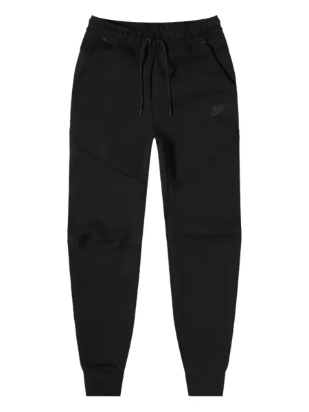 Pantaloni Nike din fleece alergare cu broderie negru
