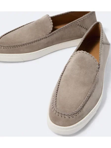 Loafersy Giorgio Armani sivá