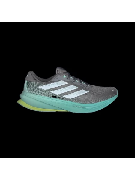 Běžecké běžecké boty Adidas šedé