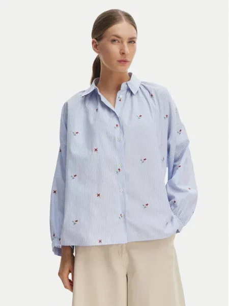 Weekend Max Mara Сорочка Butterfly блакитний