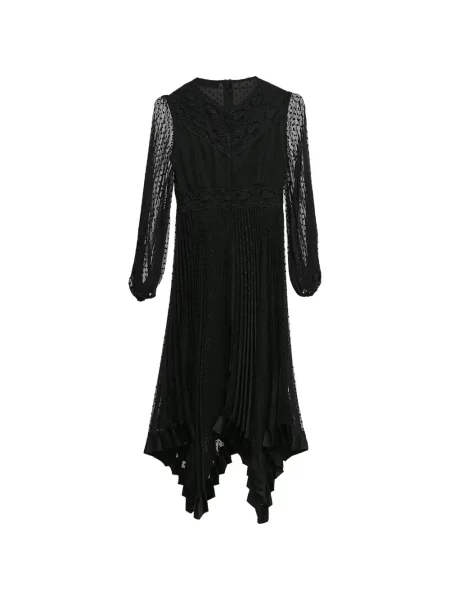 Rochie midi Zimmermann din dantelă negru
