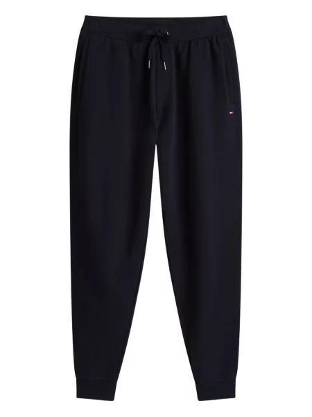 Pantaloni Tommy Hilfiger alergare cu cordon albastru