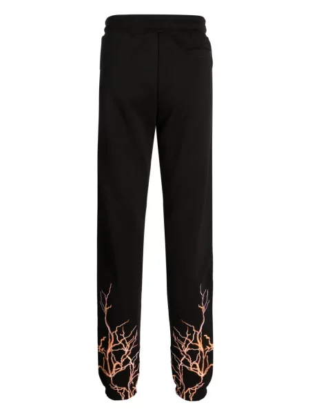 Pantaloni Phobia cu broderie negru