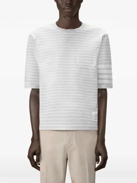 Tricou Thom Browne gri