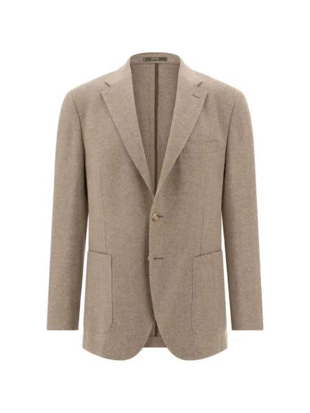 Sacou Boggi Milano de lână cu model herringbone