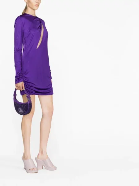 Suknele Versace violetinė
