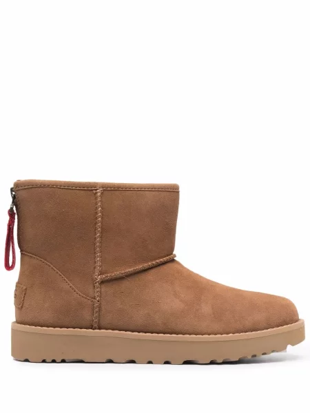 Cizme scurte Ugg din piele de căprioară