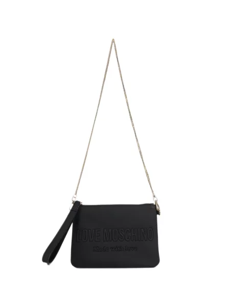 Colier Love Moschino cu autograf negru