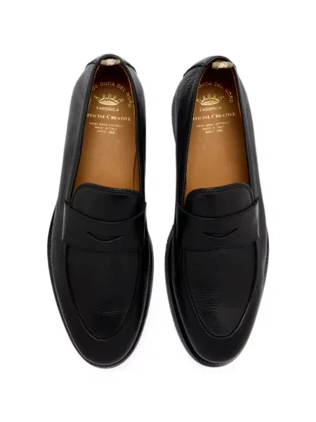 Pantofi loafer Officine Creative din piele negru