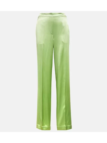 Сатенени панталон Joseph зелено