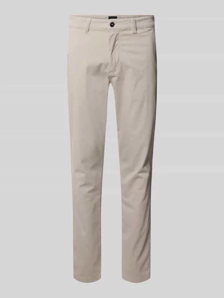 Chinos o kroju slim fit z mieszanki bawełny Boss Orange