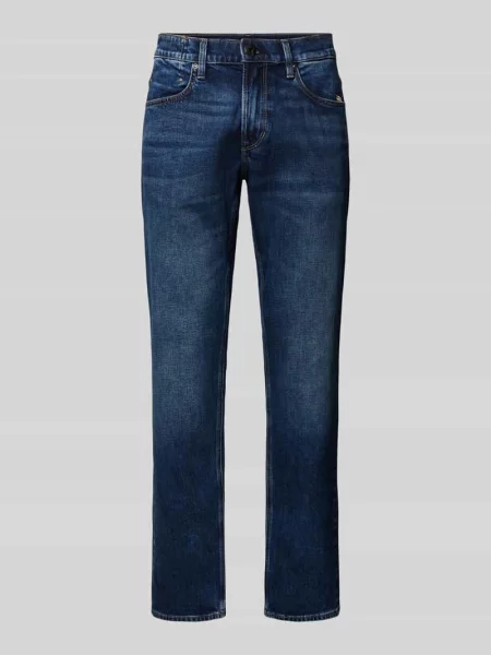 Jeansy o kroju straight fit z wpuszczanymi model ‘Mosa’ G-star Raw niebieskie