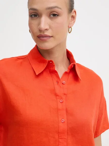 United Colors of Benetton блузка лляна